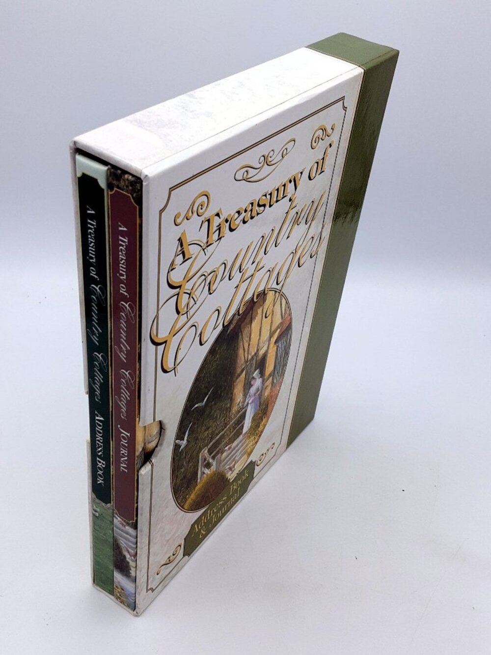 A Treasury of Country Cottages Journal & Address Book Slipcase Set of 2 HB